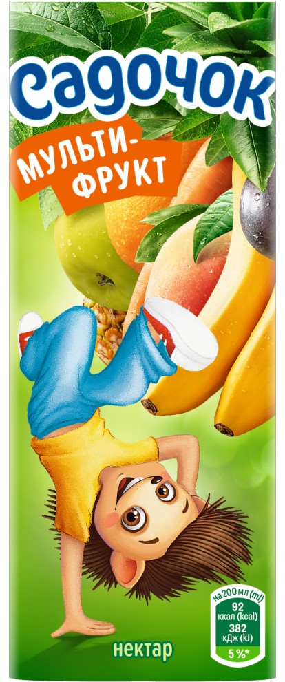 Садочок Нектар Мультифрукт 0.2л